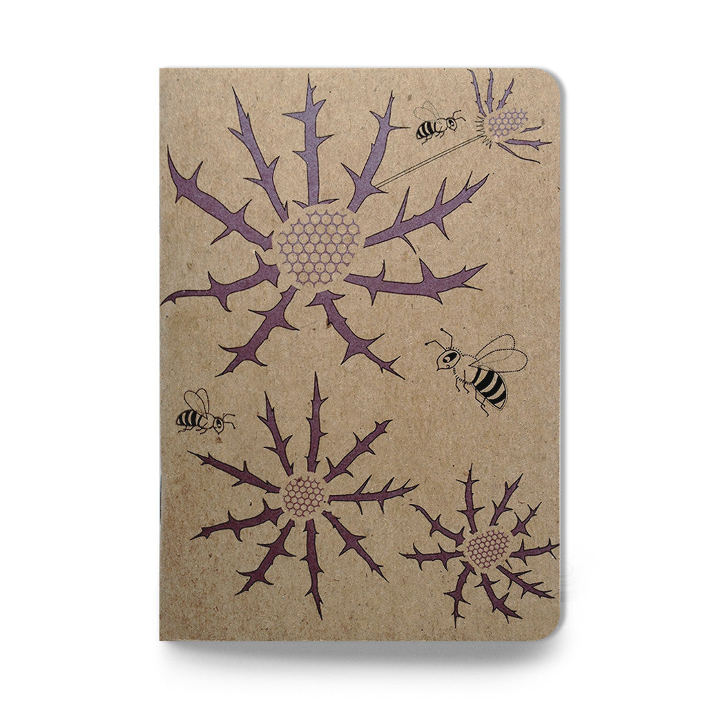 Bees & Flowers pocket sketch notebook