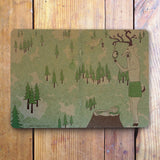Grooming Deer pocket sketch notebook full view