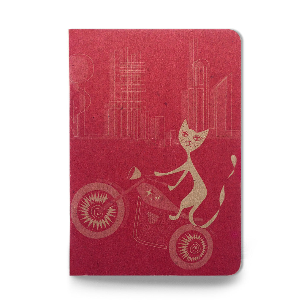 Motor City Kitty pocket sketch notebook
